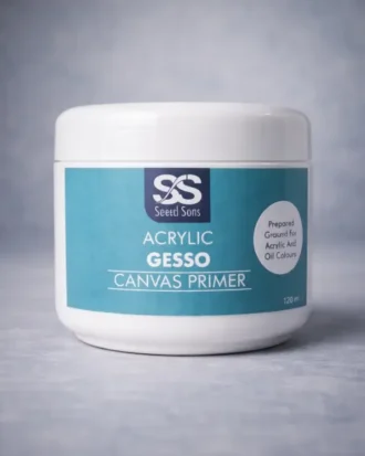 Acrylic Gesso | White Gesso for Acrylic & Oil Painting | Professional Art Canvas Primer