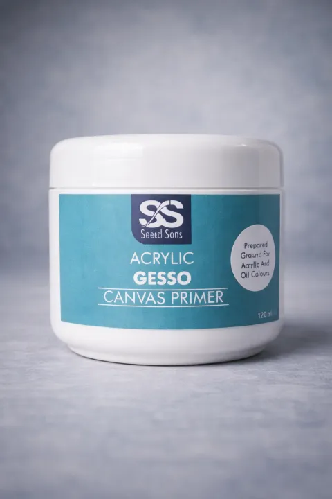 White Gesso for Acrylic & Oil Painting