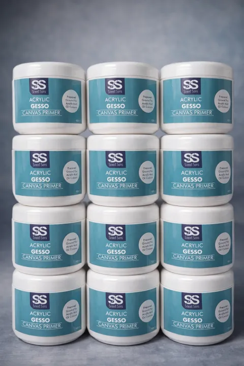 White Gesso for Acrylic & Oil Painting - Image 3