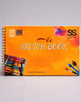 SKETCH BOOK Spiral Drawing Pad – 18 Pages Artist Sketching Notebook for Drawing, Painting & Art Practice