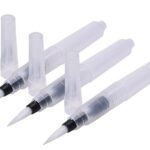 Wilson Water Brush Pen 3PCS Set – Refillable Watercolor Brush Pens for Calligraphy, Painting & Ink Blending